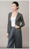 Casual Zipper Hooded Pleated Women's Jacket Spring Loose Solid Color Zipper Design Niche Cardigan Coat 2DB6163