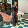 Woolen Plaid Long Coat Women Turn-down Collar Loose Long Sleeve Button Elegant Outwear Female Thicken Spring Street Jacket