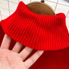 Elegant Turtleneck Long Sleeve Knit Soft Tight Pencil Dress with Belt Slim Warm Sweater Vestido Sexy Women Winter Robe