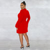 Elegant Women Blazer Women Autumn Winter Streetwear Robe Femme Blazer Style Bodycon Midi Dress Female Clothing
