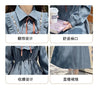 Art Mori Girls Long Dress Autumn Winter Basic Wear Retro Vintage Japan Style Doll Neck Cute Sweet Ribbon Bow Tie Corduroy Dress