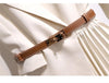Spring Autumn Women's Dresses Suit Collar Stitching Fake Two-Piece Elegant Lady Office Long Dress Vestidos