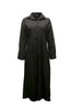 Elegant Long Sleeve Button Front Maxi Shirt Dress with Side Split for Women Casual Chic