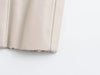 Women's Faux Leather Pants High Waist Straight Leg Trousers Female Streetwear Stylish Stretch Pencil Pants