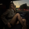 Women Plaid Shorts Set Lady Casual Lapel Long Sleeve Single-breasted Blazer Jacket Suit Vacation High Street Wear