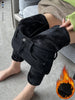 Skinny Women's Warm Jeans Winter Thicken Fleece Stretch High Waist Pencil Pants Korean Black Blue Gray Velvet Leggings