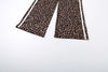 Casual Leopard Print Pants Women Fall Sporty Patchwork Stripes Autumn Basic Streetwear Hipster Loose Trousers