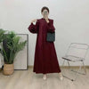 Wine Red Pleated Dress For Women Flower Sleeves Female Evening Party Elegant Clothing Ladies 2DB1827