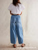 Casual Low Waist Straight Leg Jeans Women Four Seasons Loose Lace-up Tapered Pants Women's Streetwear Cargo Jeans