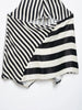 Fall Striped Patchwork Women Blue Suit Neck-mounted Vest+ Modern Straight Pants Night Party Streetwear Set