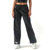 Red Women's Aurora Laser Gradual Change High Waist Straight Pants, Blue Thin Female Stretch Trousers