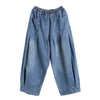 High waisted Oversized Loose Jeans Women's Streetwear Spring and Autumn Art Retro Casual Denim Lantern Pants Female