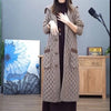 Autumn Winter Stand Collar Loose Women Knitted Cardigan Sweater Jacket Long sleeve Single Breasted Ladies Top