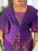 Plus Size African Party Dresses for Women Dashiki Diamond Maxi Long Dress Elegant Muslim Wedding Evening Gowns
