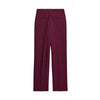 Elegant Feathers Women Blazer Pants Suit Lapel Single-breasted Coat Straight Wide Leg Trousers Sets Autumn Female Outfits
