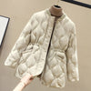 Winter Women Parkas Down Cotton Overcoat Female Casual Thick Warm Windproof Waist Padded Cotton Outwear Coat Female