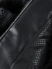 Women's Faux Fur Coats Furry Patchwork Knit Sleeve Bomber Jackets Autumn Female Stand Collar Loose Coat Lady Outerwears
