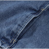 Chic Stand Collar Denim Cropped Jackets Women Loose Zipper Pockets Full Sleeve Female Coats Spring Lady Outwear Street