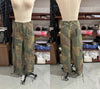 Printed Curved Wide Leg Denim Jeans High Waist Seam Detail Casual Women All-match Long Pants Autumn Chic Outfits