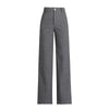 Thickened Woolen Wide-leg Autumn Winter Herringbone Makes It Look Slim Straight-leg Casual Pants Women