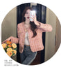 All-Match Tweed Coat Female Elegant O-Neck Cropped Jacket Women Spring Autumn Korean Small Fragrance Jacket Outwear