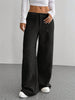 Women Autumn Winter Corduroy Pant Retro Wide Leg Trousers Lady Casual High Waist Solid Pants Street Chic Clothes