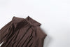 Elegant Shoulder Padded Dress Women Turtleneck Ruched Sexy Classic Office Commute Simple Peach Hip Slim Mini Bodycon