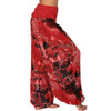 Plus Size 1XL-8XL Woman‘s Multi-color Digital Printed Harem Pants Trousers Ladies Long Leg Wide Leg Pants Pants