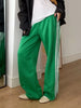 Women's Striped Pants Loose Elastic Waist Drawstring Straight Leg Casual Sweatpants with Pockets y2k Low Rise Baggy Trousers