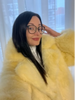 Thicken Faux Fur Short Coats Women Solid Warm Long Sleeves Lapel Loose Fluffy Overcoats Lady Winter High Street Outerwear