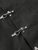 Single Breasted Buckle Zipper Design Versatile Jacket Lady Elegant Tops Spring Loose Casual Stand Collar Street Coat