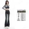 Women Jeans Cotton Denim Flared Pants Elastic Force Vintage Streetwear High Waist Slim Mom Harajuku Trousers Plus Length