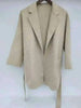 Autumn Women Elegant Double-sided Long Sleeve Solid Color Cardigan Cashmere Soft Coat Female 2W402