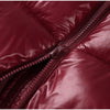 Stand Collar Layered Zipper Cotton Jacket Woman Loose Solid Color Long Sleeves Casual Coat Versatile Street Women's Warm Jackets