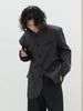 Women Black Striped Big Size Casual Blazer O-neck Long Sleeve Loose Fit Jacket Tide Spring Autumn 1DH0147