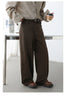 Women Pants Solid High Waist Loose Retro Cotton Wide Leg Denim Jeans Female Trousers for Woman Spring Autumn