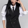 women's casual suits with a lapel collar, business vest, British style sense, gun lapel collar, slim fit vest, jacket