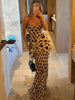 Contrast Polka Dot Sheer Short Dress Women Chic Lapel V-neck Long Flare Sleeves With Wrap Tie Dresses Layered Daily Ootd Styling