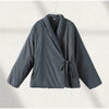 Upgraded Thick Wrap Front Tie Padded Jacket Kimono Style Collar Long Sleeve Loose Warm Daily Women Coat Winter Cotton Coats