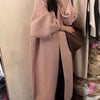 Long Knitted Cardigan Women Design Loose Senior Coat Soft Coat Woman All-match Long Sleeve Cardigans Lady