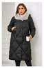 Women's Winter Jackets Plus Size Long Warm Parkas Elegent Hooded With Fur Classic Quilted Coats Women1165