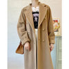 101801 Women Coat Winter Women's Jacket 10% Cashmere 90% Wool Classic Camel Wool Coat