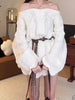 Off Shoulder Pullover Women Long Sweater Dress Autumn Elegant Knitted Long Sleeve Loose Casual Solid Tops Sweet Knitwear