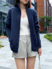 Autumn Winter Thick Turtleneck Cashmere Knitted Cardigan Women Casual Knit Loose Wool Sweater Larg Size Female Jacket Tops