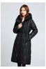 Long Winter Over-The-Knee Overcoat Parka Down Cotton-Padded Jacket Women's Plus Size 100 KG Slim Cotton-Padded Jacket