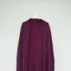 High Neck Cape Sleeve Slim-Fit Maxi Dress Pearl Trim Solid Color Floor Length Modest Abaya Style Formal Occasion Women