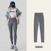Autumn Winter Thick Foot Pants Sharkskin Leggings Women's Rabbit Fleece Warm Leggings High Waist Elastic Non Trace Yoga