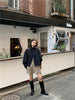 Korea Short Outerwear Woman Casual Loose Lazy Chic Long Sleeve Cotton Blends Windbreaker Coats Thin Thench