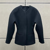 Women's jacket autumn single breasted slim long sleeved top Shoulder sleeves V-neck women's suit jacket Women's coat