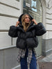 Winter Warm Cotton Puffer Jackets Women's Loose Parkas Coat Vintage Bread Jacket Outwear Office Ladies Quilted Jacket